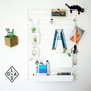 Letters In Glas - Blauw - Letters